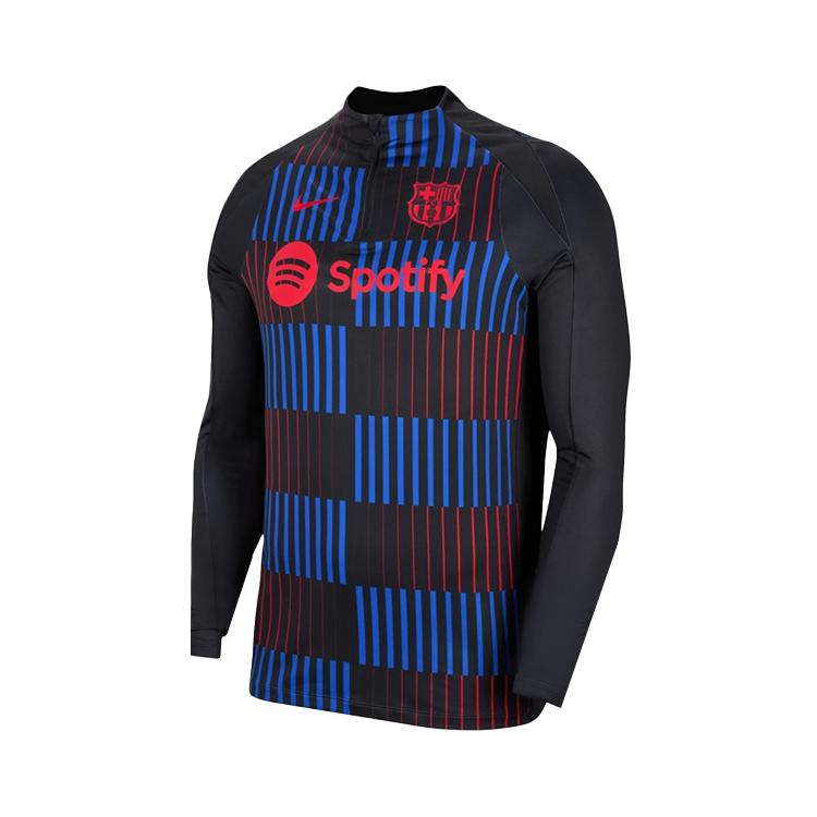 

Nike FC Dri-FIT Barcelona 24/25 Season Moisture-Wicking Breathable Fitted Long Sleeve Football Shirt Men tops FZ0568-011 XL