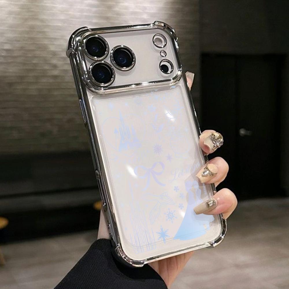 Frozen Queen Elsa Phone Case for Google Pixe 10 9 9A 8 8A 7 7A Pro XL 5G Anti-drop Transparent Soft Cover
