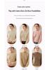 Women's Thick Cashmere Sweater: Solid Color, Half-High Neck, Loose Fit, Lazy Style, Cable Knit.