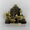 Macau City Landmark Metal Souvenir Magnet