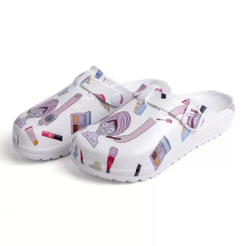 Women's Medical Slippers: Closed-Toe, Soft Sole, Protective Indoor/Outdoor Nurse Shoes
