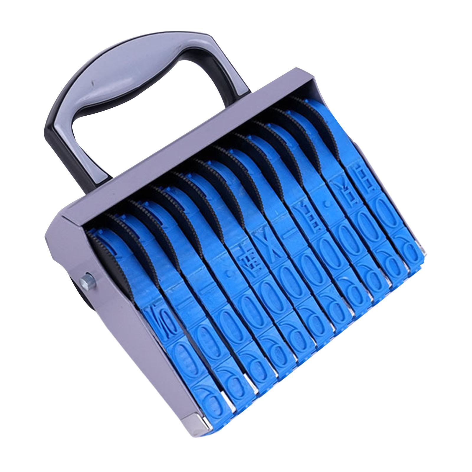 0-9 Number Stamp Adjustable Office Stamp Plastic Number Stamp Rolling Office Stamp Date Stamp Business Stamp