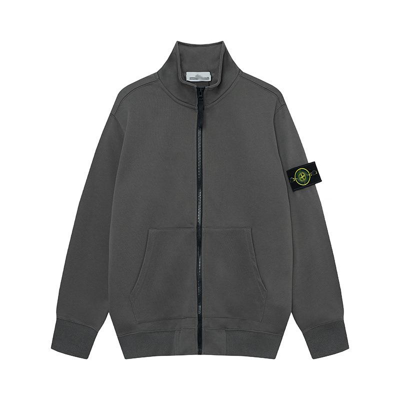 

Унисекс кардиган-толстовка CrossSTONE High Street с воротником-стойкой и молнией Extra Large темно серый