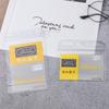 10 pcs/lot Transparent Stationery Supply Office School Badge Holder PVC Plastic ID Card Card Badg Holders