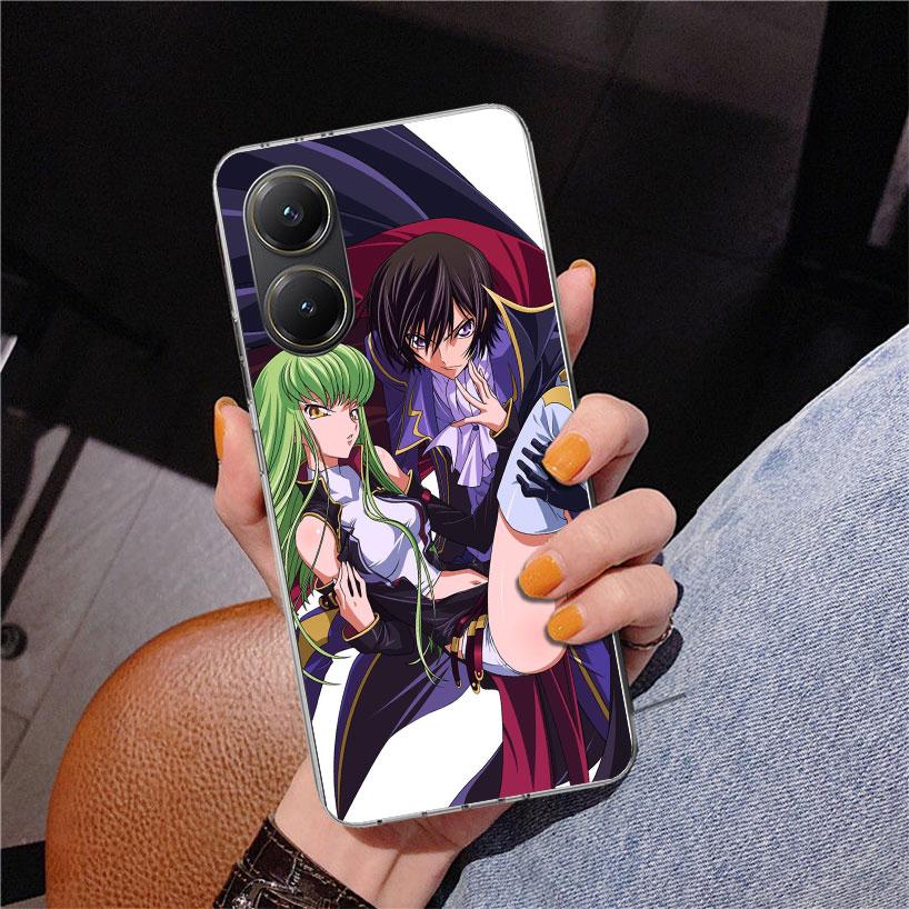 Code Geass Anime Phone Case For Xiaomi Poco X7 X6 X5 Pro F7 Ultra Redmi 15C 15 13C 13 12C 12 10 10A 10C 9 9A 9C 9T Cover Poco X7
