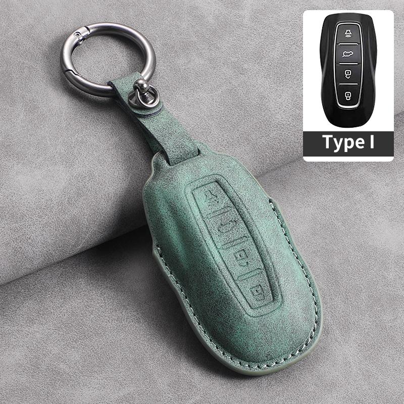 4 Buttons Leather Car Remote Key Case Cover for Ford Tourneo Custom 2025 Equator Sport Equator for JMC Territory Key Accessories