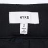 HYKE Black 13256 Double Cloth Pants Bottoms O2 blackUsed