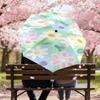 1pc Floral Pattern Automatic Open/Close Umbrella Compact Folding Umbrella with 8-Rib Shaft for Women/Men, Elegant Birthday1309S