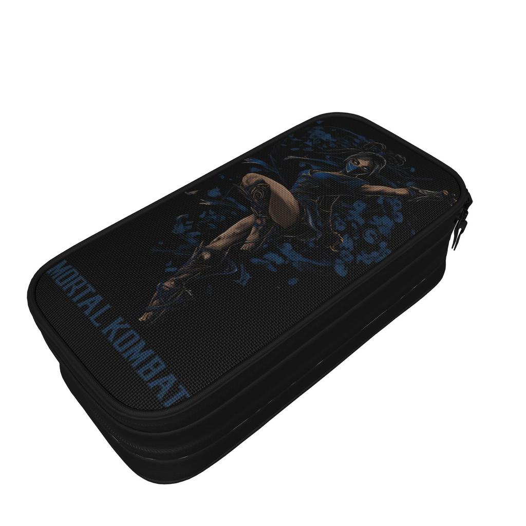 Fun Lethal Beauty Mortal Kombat Pencil Case Pencil Box for Girl Boy Large Storage Bag Students School Gifts Stationery