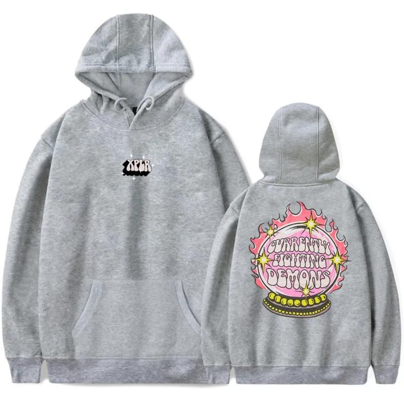 XPLR men's and women's hooded sweatshirts unisex long sleeved sportswear with Sam's and Colby Merck print logos hip-hop style
