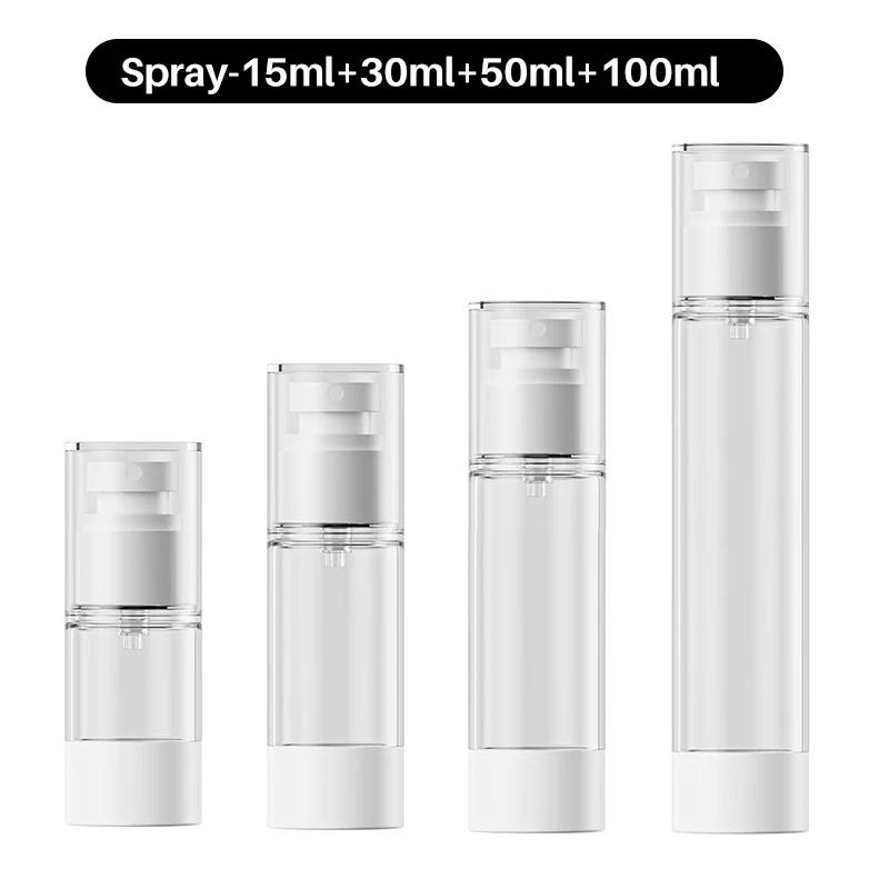 15/30/50/100ml Vakuum-Sprühflasche für Lotionen Reisekosmetikbehälter Lotion-Pumpe Flasche Gesichtscreme Airless-Flasche Hautpflege