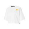 PUMA PEANUTS Crop Tops Women's White Crew Neck Moderate 531158-02
