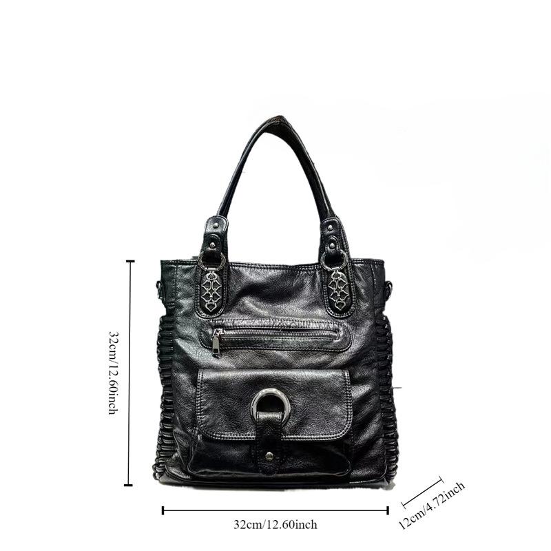 Ladies Vintage Hottie Locomotive Bag Large Capacity Wash Multi Pocket Shoulder Bag