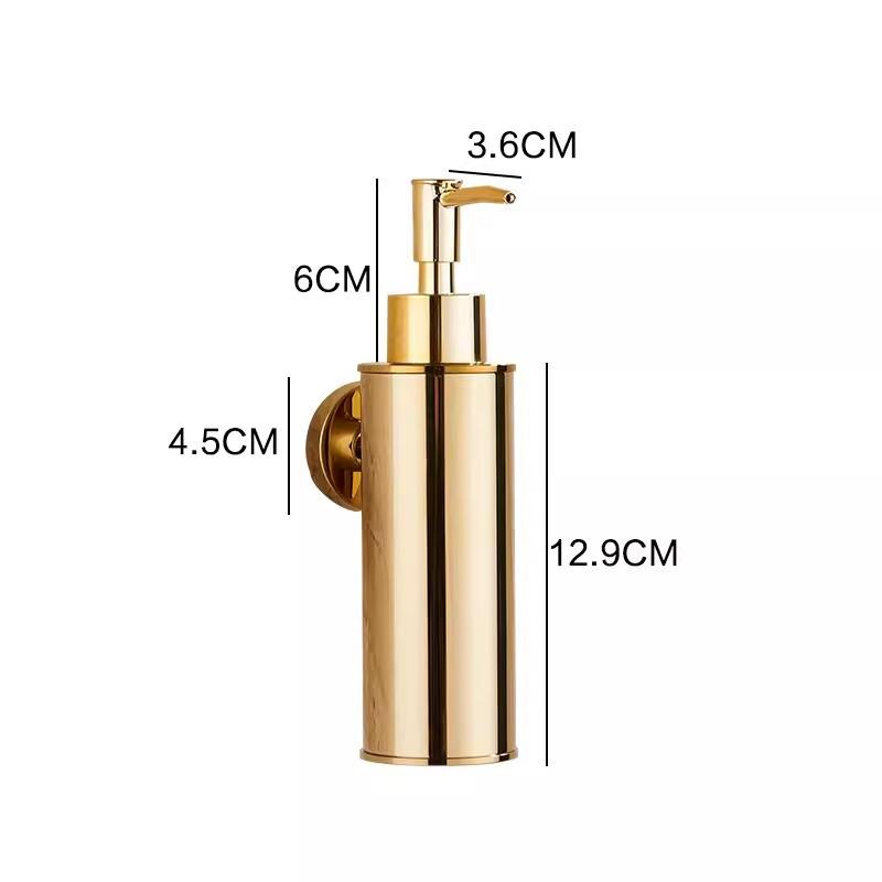 

Gold Soap Dispenser bathroom Hand Liquid Soap Dispenser/kitchen soap dispenser Stainless Steel Shampoo bottles