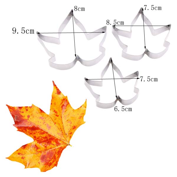 

Силиконовая форма в виде лепестка кленового листа, инструменты для декора торта из помадки, форма для выпечки из нержавеющей стали, форма для выпечки печенья, форма для печенья CS323