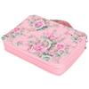 Pencil Case 200 Slots Rose Printed 4‑Layer Zipper Pen Holder Stationery Storage Pocket