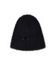 Bajal Va Brooch Soft Angora Beanie Black