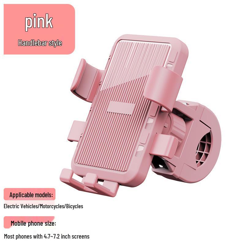 Anti-Slip Quick Release Motorcycle & Scooter Phone Mount for Delivery Navigation