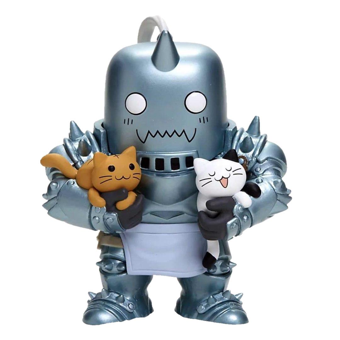 Full Metal Alchemist #452 Alphonse Elric Schattig Figuur Model Poppen Speelgoed with box gray