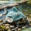 Comfortable Fit Shark Shaped Turtle Knitted Jacket Adjustable Tortoise Cosplay Clothes  Pet Costume