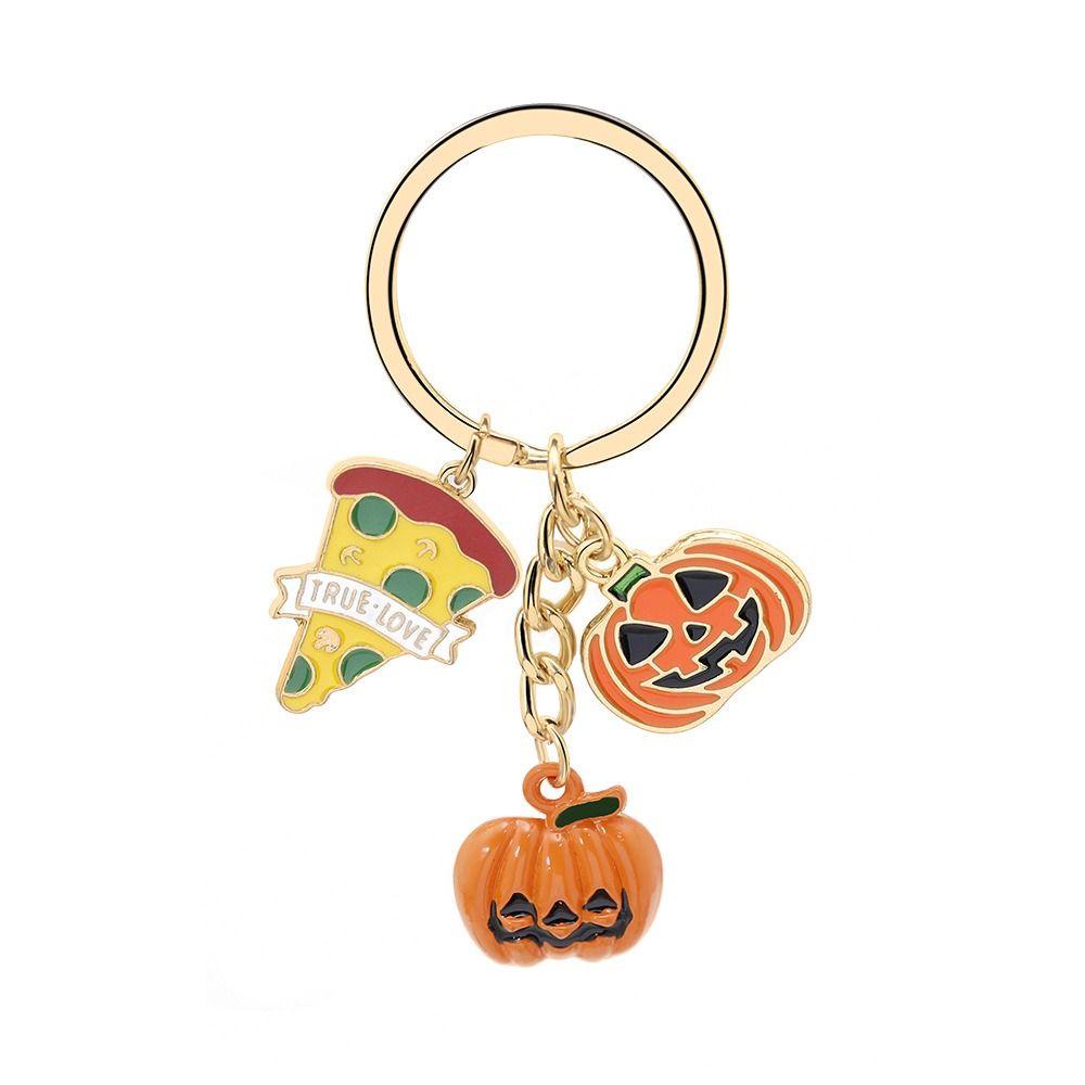 Dripping Oil Pumpkin Pendants Earrings Orange Pumpkin Head Pendant  Festival Party Gifts