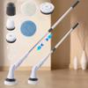 Cordless Electric Spin Scrubbers For Cleaning Shower With 6 Brush Heads Electric Spin Scrubber Cordless For Bathroom Floor