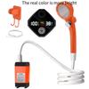 6000mAh Portable Camping Shower Pump Adjustable RV Outdoor Shower Kit Full Screen Intelligent Digital Display Shower Kit