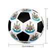 Pallone da Calcio Newcastle United F.C. Colorato Per Tutte le Età Cucito a Macchina PVC Pronto per la Competizione Resistente Alta Resilienza.TAGLIA5