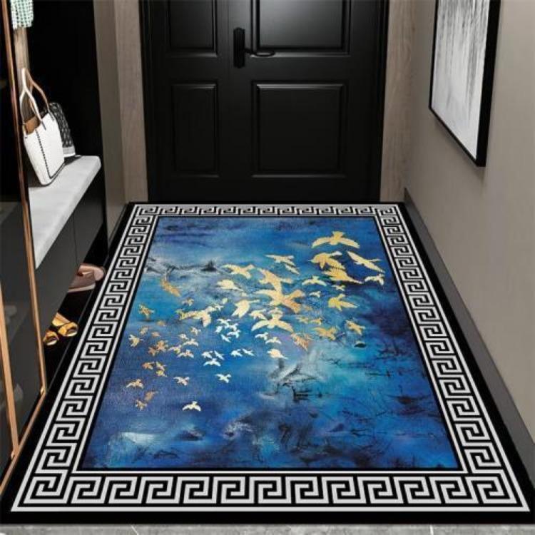 New Chinese Style Living Room Large Area Carpet Entrance Bedroom Carpet Anti Slip and Dirt Resistant