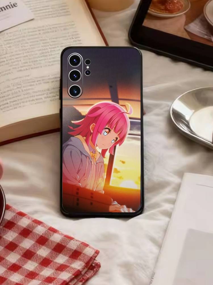 Love Live Tennoji Rina Phone Case For Samsung S26,S25,S24,S23,S22,S21,S20,Ultra,Plus,FE Black Soft Cover