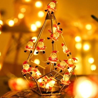 3M 30LED Babbo Natale Pupazzo di neve LED Luci della stringa USB Fata Luce Decorazione dell'albero di Natale Ornamenti Regali di Capodanno 2023