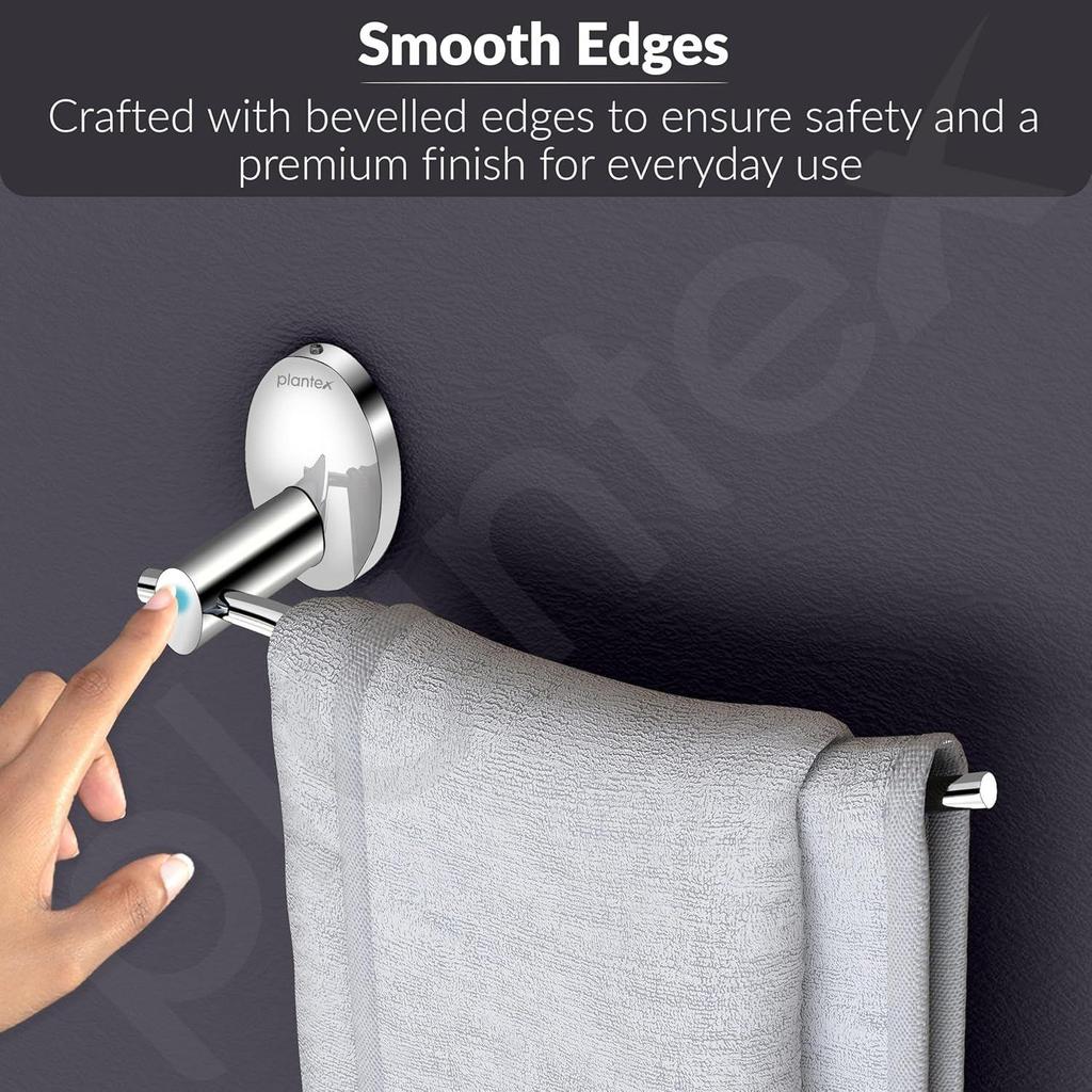 Grade Stainless Steel Hand Towel Hanger/Napkin Holder for Wash Basin/Towel/Napkin Ring/Bathroom Accessories - Oreva (Chrome)