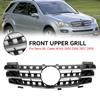 Front Grille Grill Fit Mercedes ML-Class W164 2005-2008 Chrome/Black
