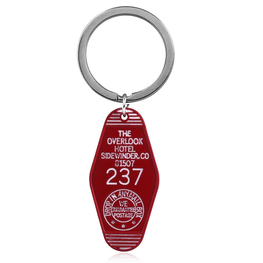 Tv Show Twin Peaks Hotel Key Chain Metal Green Enamel The Great Northern Hotel Room 315 Keychains Fashion Women Men Jewelry Gift