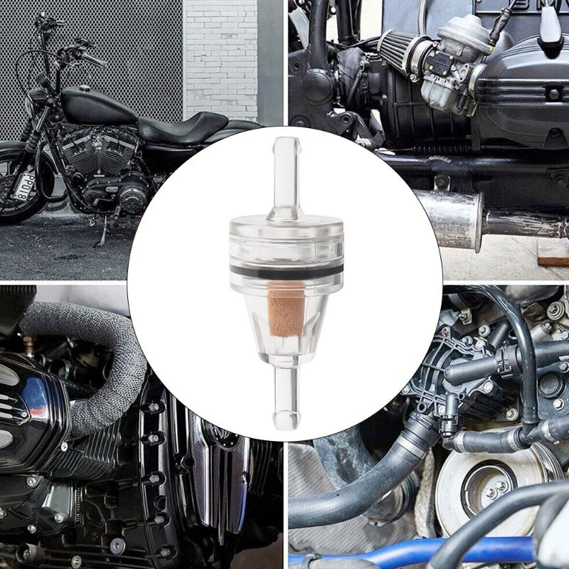 Motorrad Benzinfilter Kupferkern Ölbecher Universal Modifizierter Vergaser Kupferbasiertes Gasfilter Standheizungszubehör