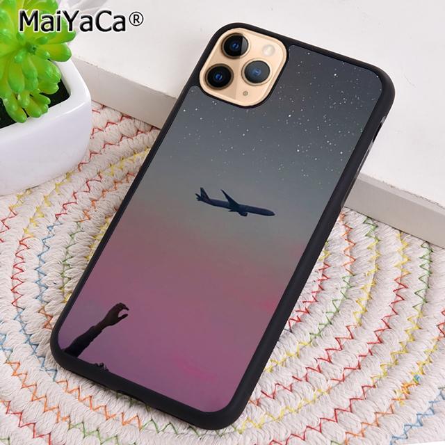 Pink Travel Aircraft Airplane Phone Case For iPhone 17 Air 16 pro max 15 14 plus 12 13 Shell Cover coque