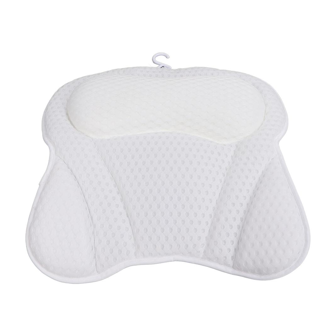 Bath Pillow Headrest Comfort Bathtub Cushion Accessories for Neck Head Shoulder Back Support