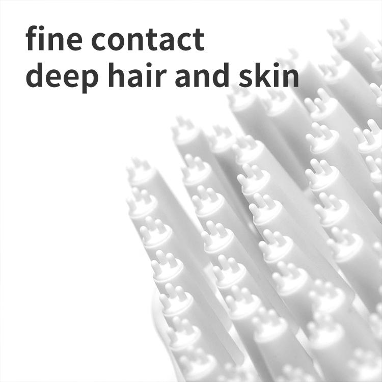 Luxury Eco-Friendly Plastic Dog Cat Pet Bath Massage Brush Grooming Comb for Fur Hair Removal