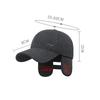 Autumn Winter Middle-Aged Hat Men's Woolen Thick Warm Ear Protection Baseball Cap Outdoor Velvet Cold-Proof Cap