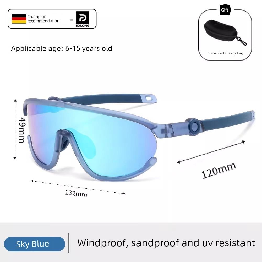 Children's Sunglasses, Sunglasses, Goggles, Outdoor Sports Windproof and Uv-Resistant Cycling Glasses for Boys and Girls, Mountaineering Glasses