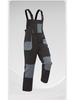 Cross-Border 3D Color-Block Multi-Pocket Hooded Strap Overalls for Labor Protection