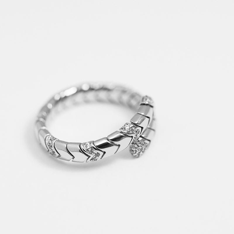 

ANENJERY Геометрия инкрустированное цирконием открытое кольцо для женщин и мужчин простые индивидуальные ювелирные изделия оптовая продажа ежедневная свадьба adjustable серебряный