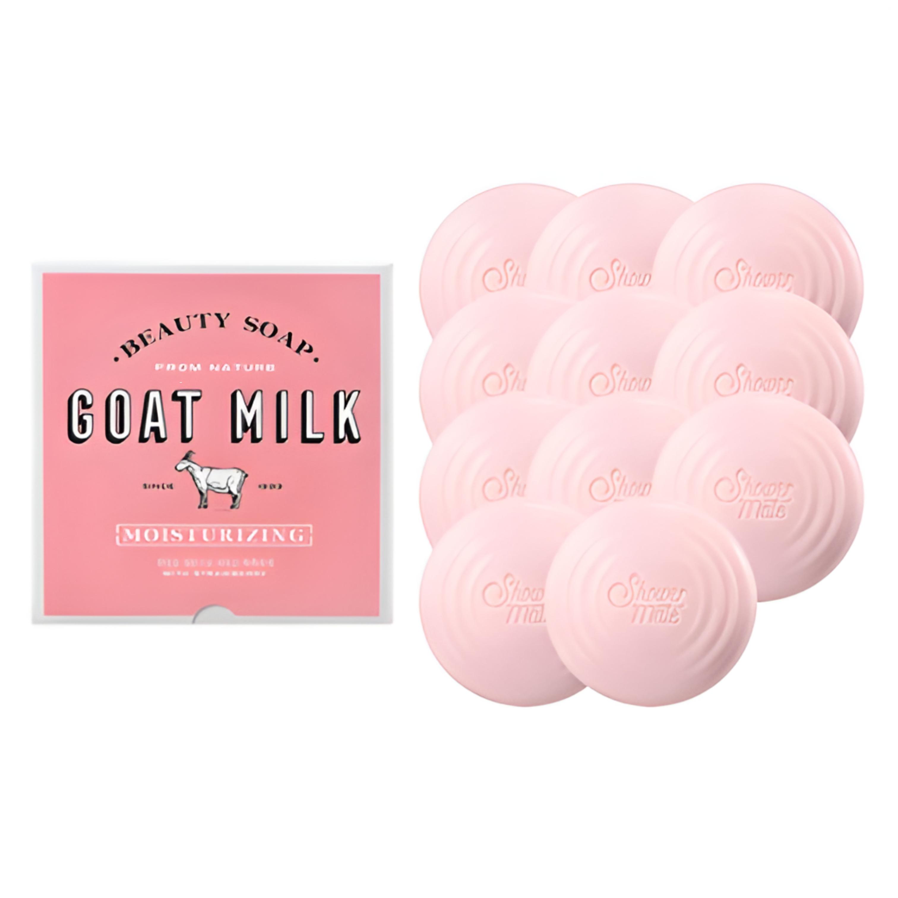 Мыло для ванны Shower Mate с козьим молоком – Клубника, 90 г × 12 штук