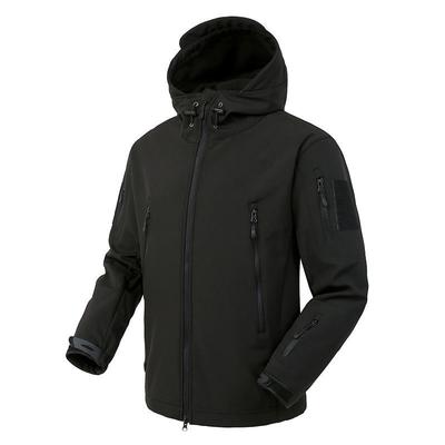 Wojskowe kurtki outdoorowe mężczyźni skóra rekina Soft Shell taktyczna wodoodporna wiatrówka armia kurtka bojowa męskie kurtki bomberki z kapturem