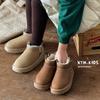 Kids Winter Snow Boots Boys Girls Warm Fleece Lined Ankle Anti-Slip Calf Height Shoe