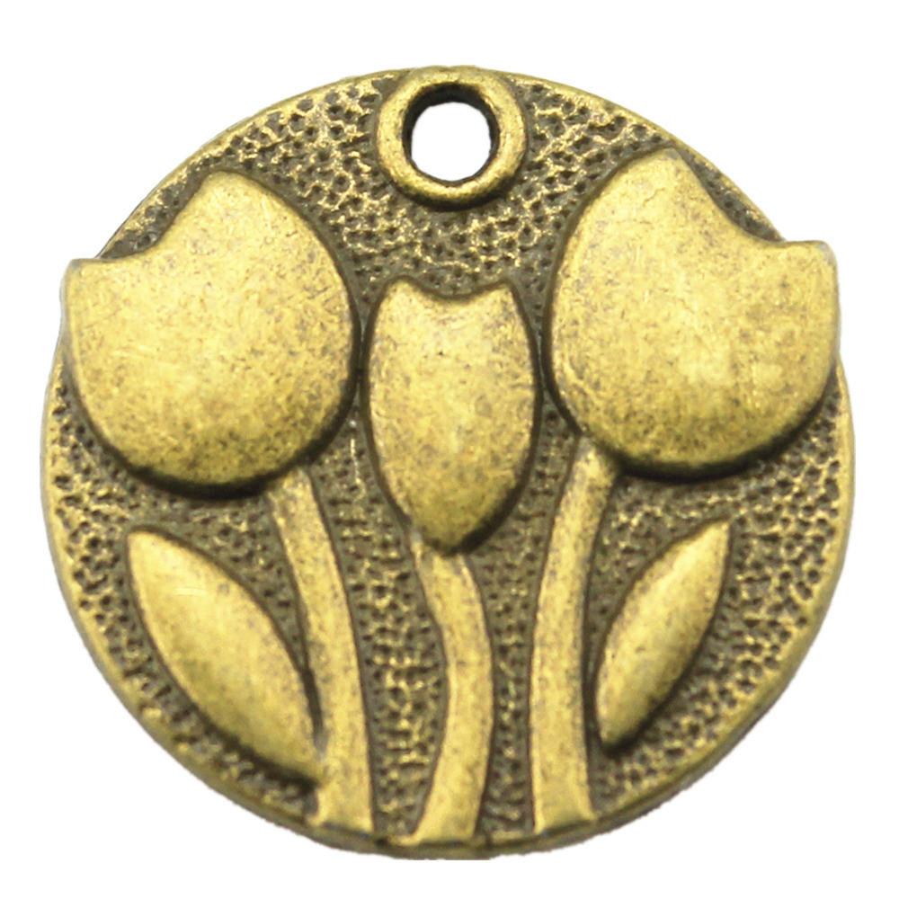 Flowers Of Life Charms Vintage Alloy Pendants For Nature Inspired Jewelry Making