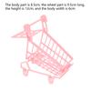 1:12 Dollhouse Miniture Shopping Cart Trolleys For Doll Toys Cake Decoration