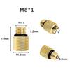 Car Tire Inflatable Pump Extension Tube Adapter Air Inflator Hose Twist Tyre Air Connection Locking Air Chuck