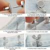 New 1PCS Adjustable Waistband To Change The Artifact Brooch Invisible Jeans Buckle Pin Waist Pin To Prevent Exposure for Women