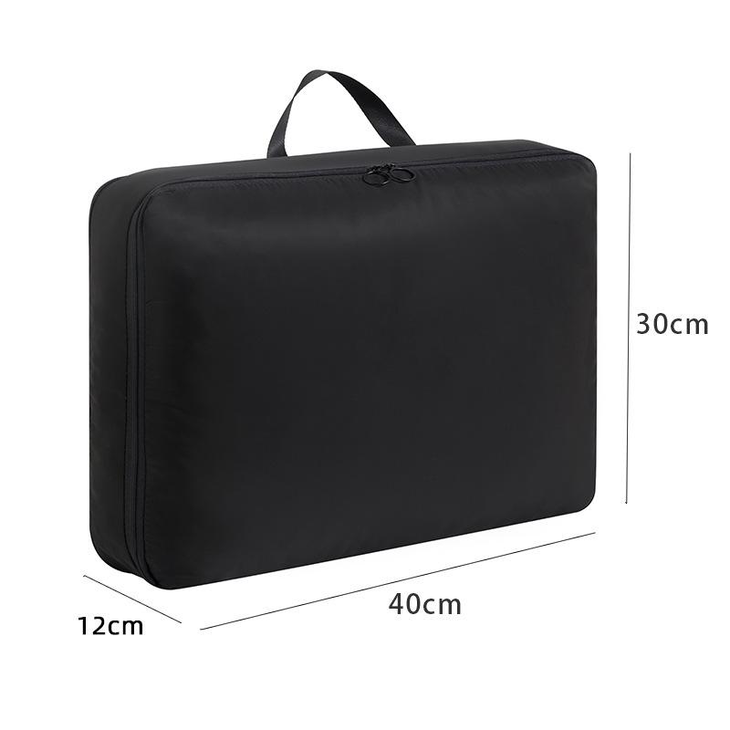 Сумка для хранения пуховой куртки Полиэстеровая сумка для хранения Сжимаемая портативная сумка для хранения одежды Одеяло Передвижная сумка для хранения M чёрный 784₽